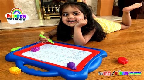 1x kids magnetic drawing board scribbler sketcher doodle small educational toy. Great Magnetic Drawing Board for Kids Baby Learn ABC ...