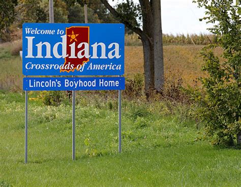 Welcome To Indiana Sign Stock Photos Pictures And Royalty Free Images