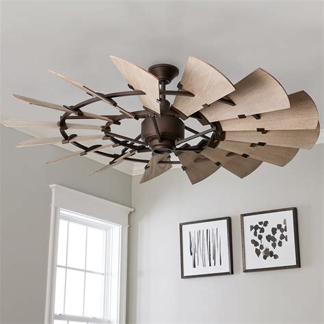 60 Rustic Windmill Ceiling Fan Shades Of Light