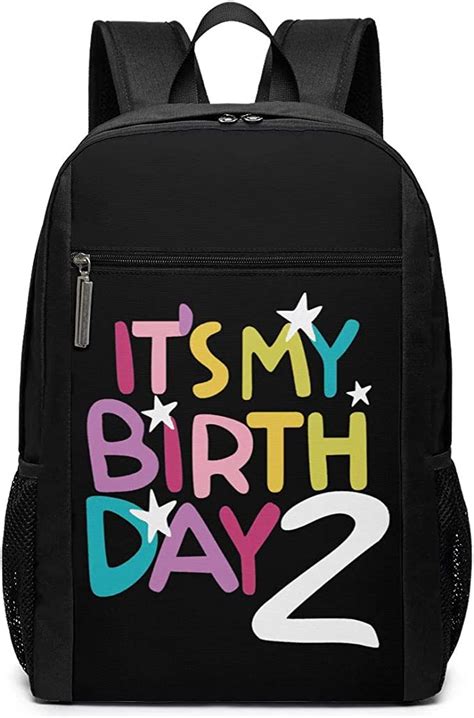 Its My Birthday 2 Birthday Unisex Fashion Printed Backpack