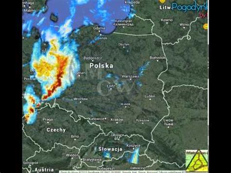 Wczorajsze (09.07) bombardowanie gradzinami o średnicy kilku centymetrów na krakowskim osiedlu prokocim. Niebezpieczne burze ( 7/8.07 ) - detektory i radar. - YouTube