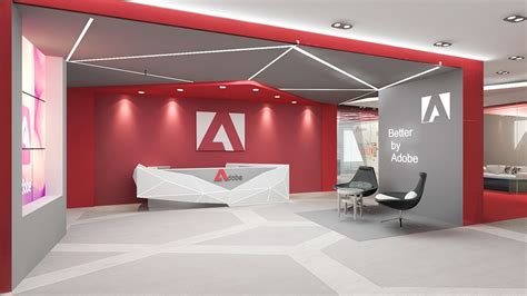 Adobe Office Design On Behance Office Interior Design Modern Office