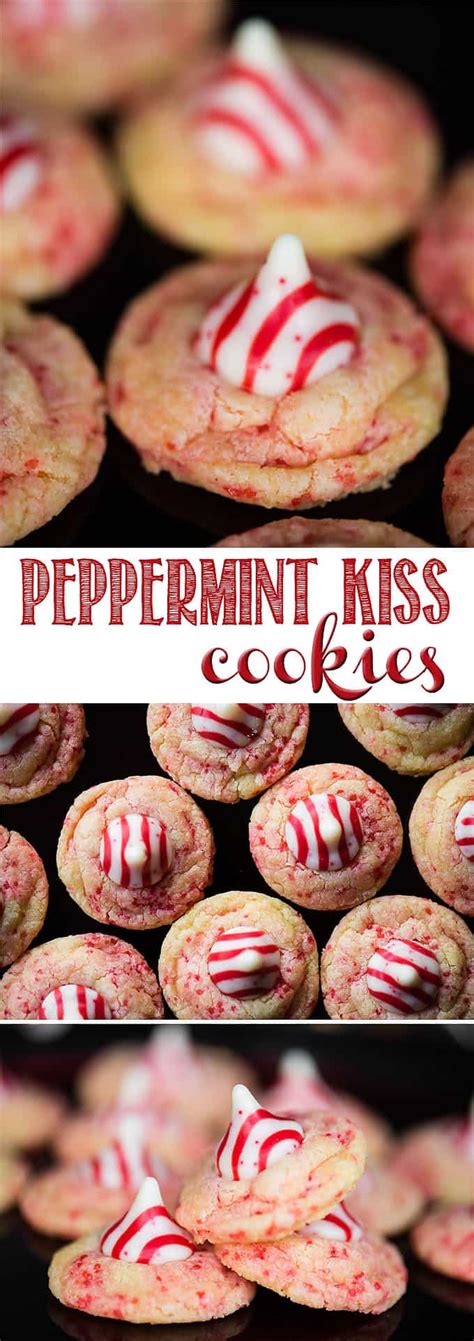 Peppermint Kiss Cookies Are A Delicious Chewy Soft Homemade