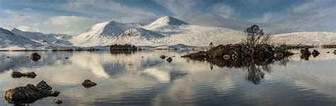 Rannoch Moor Panorama Snowy Calm And Even Some Cloud Mad Flickr