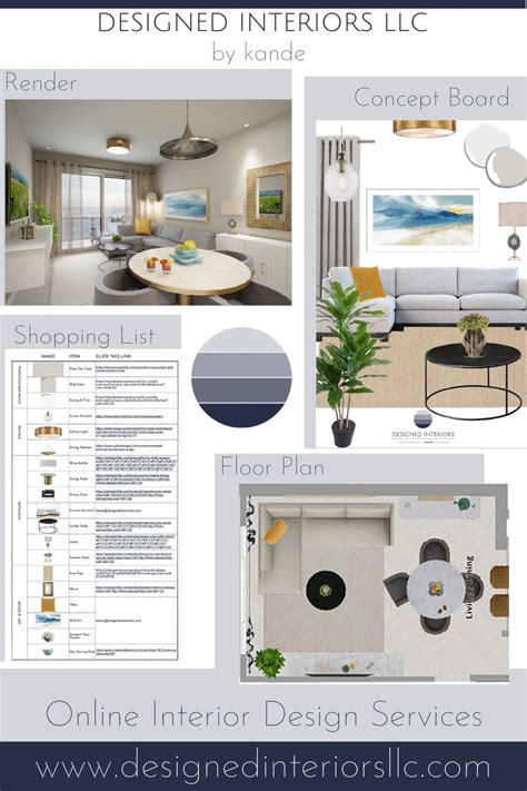 Edesign Virtual Interior Design Designed Interiors Llc Interior