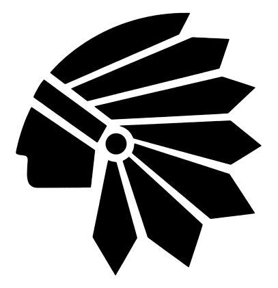 Indian Chief Head Silhouette Sirius Installation