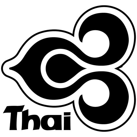 Thai Airways Logo Black And White Brands Logos