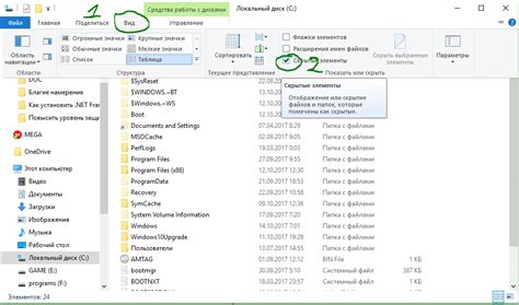 Как показать скрытые папки и файлы в Windows 10