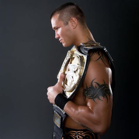 rare photo of randy orton as wwe champion in 2008 r squaredcircle