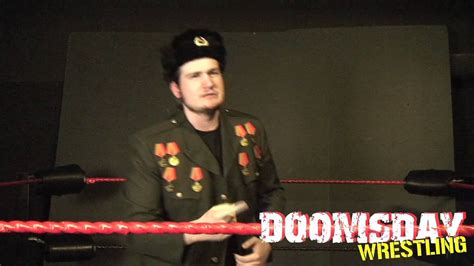 Russian Bear Doomsday Wrestling Comicpalooza 2012 Promo Youtube