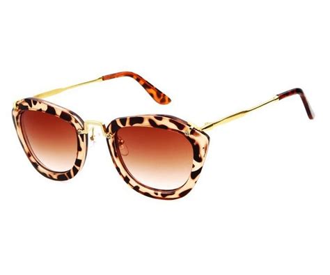 fashion retro cat eye summer leopard accessory sunglasses on luulla