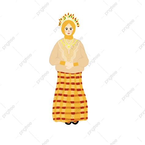 Vestido De Novia Bugis Mujer Png Vestido De Novia Bugis Tradicional