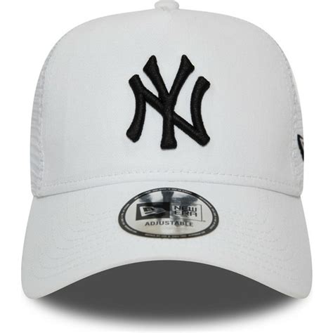 Yankees trucker hat new era. New Era Black Logo Essential A Frame New York Yankees MLB ...