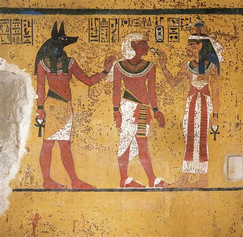 Tomb Of Tutankhamun The Southern Wall Painting By Egyptian History