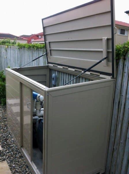 This model can be used in a variety of settings, both indoor and outdoor, some of which include water removal in basements, gardens, backyards, drains. Top 40 Best Pool Equipment Cover Ideas - Concealed Designs