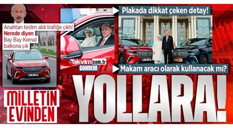 Yerli otomobil TOGG da gurur günü İlk TOGG Başkan Recep Tayyip Erdoğan
