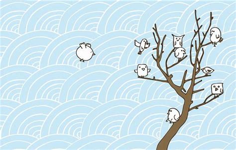 43 Wallpaper With Trees And Birds On Wallpapersafari
