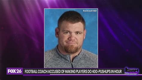 High School Football Coach Accused Of Making Players Do 400 Pushups In