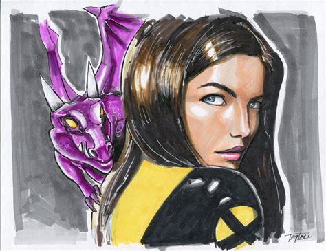 Kitty Pryde And Lockheed By Artfulcurves On Deviantart