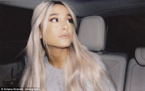 Ariana Grande Shows Off Her New Platinum Blonde Hairdo In A Series Of