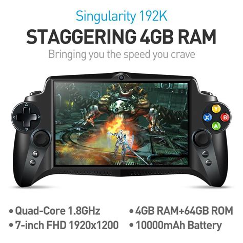 2018 Jxd 金星 S192k 7吋大螢幕 10000毫安電池 安卓遊戲機 全功能搖桿 按鈕 Retro Game 蝦皮購物
