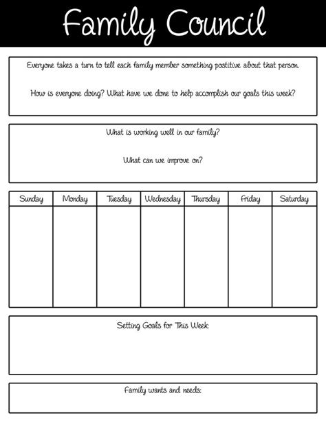 Free Printable Parenting Worksheets