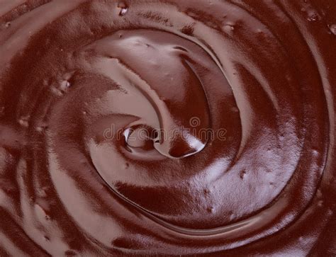 Melted Dark Chocolate Flow Stock Photo Image Of Molten 46509950