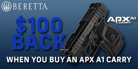 Beretta Apx A1 Carry Rebate