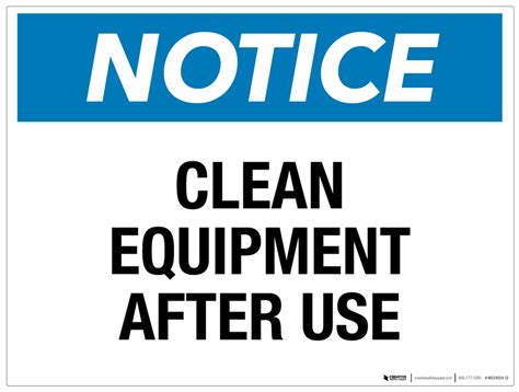 Keep Area Clean Sign Creative Safety Supply