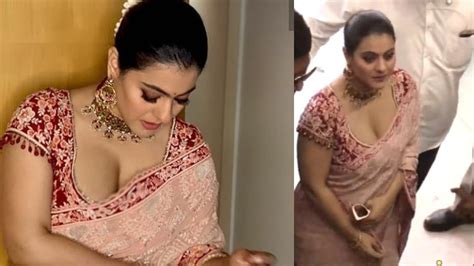 Kajol Hot Look In Saree Kajol Devgan Looking Gorgeous In