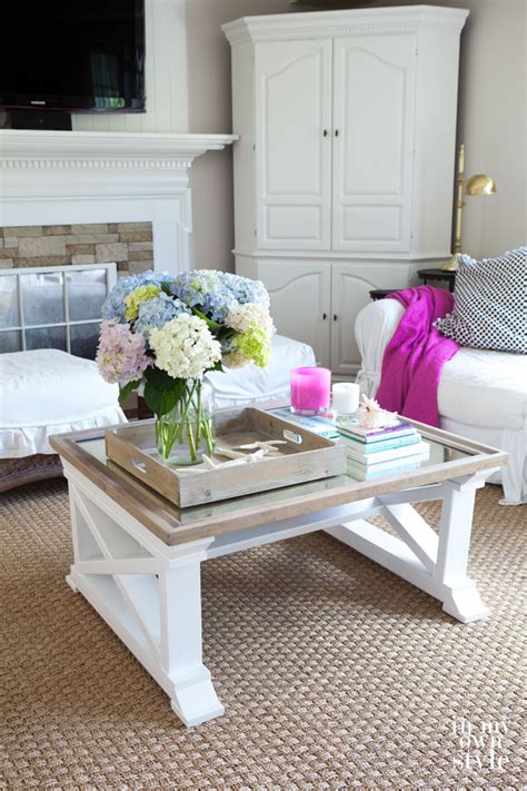 There is a table available that will suit any type of décor. Ana White | Fancy X Coffee Table Featuring In My Own Style ...
