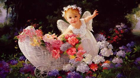 Hq Wallpapers Baby Angel Wallpapers