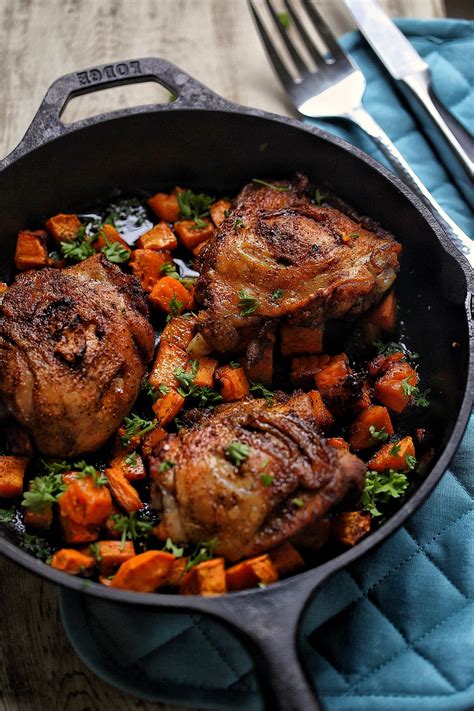 Crispy Oven Baked Chicken With Sweet Potatoes Afrovitalityeats
