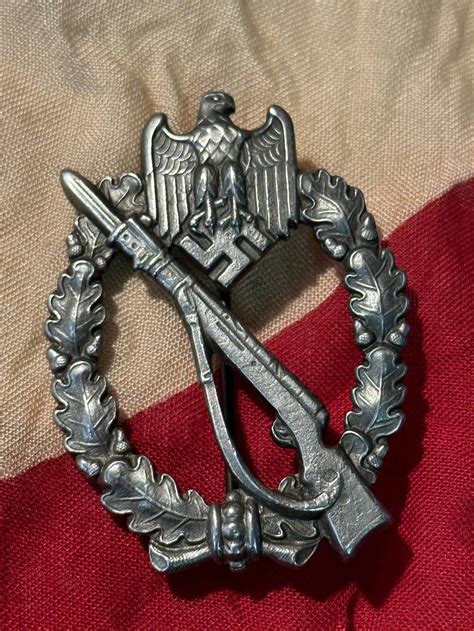 Rare Ww2 German Infantry Assault Badge