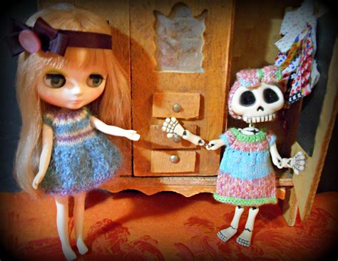 Blythe A Day Oct 6th ~ Skeletons In The Closet Bob The Ske Flickr