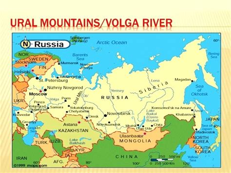 Ural Mountains Location On World Map
