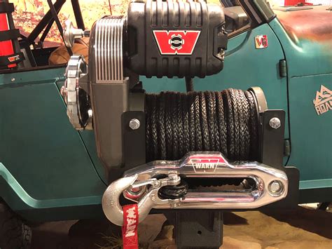 Warn Debuts 8274 70 Anniversary Winch At Sema Quadratec