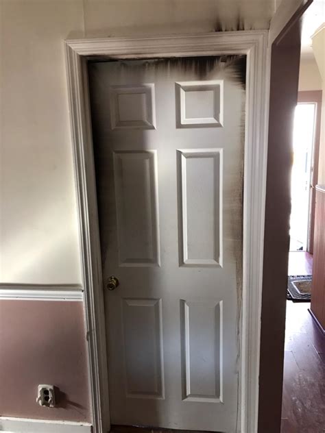 Keeping these doors closed at all times can be impractical. Closed bedroom door contained house fire