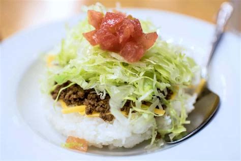 Okinawa Taco Rice Travelgal Nicole Travel Blog