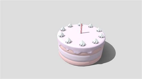Strawberry Cake Download Free 3d Model By Artex112 863b112 Sketchfab