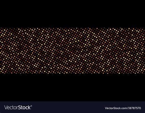 Abstract Golden Halftone Dotted Background Vector Image