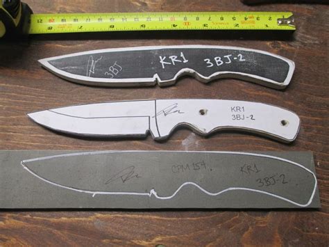 Multiple sizes of each template. Knife Template | Knife making | Pinterest | Knives and ...