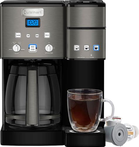 It can be removed while brewing in case you want to pour a cup of coffee before. Cuisinart Coffee Center 12-Cup Coffee Maker and Single ...