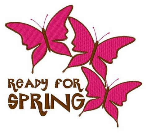 Ready For Spring Machine Embroidery Design Embroidery Library At