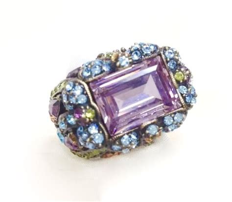 Heidi Daus Jewelry Swarovski Crystal Ring 6 Dragonfly Whimsical
