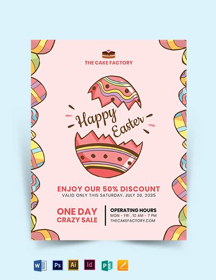 20 Easter Flyer Templates Free Downloads