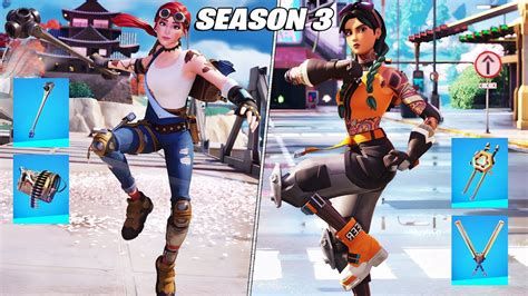 New Ch Season Skins Gameplay In Fortnite Combat Tech Jules Clip Youtube