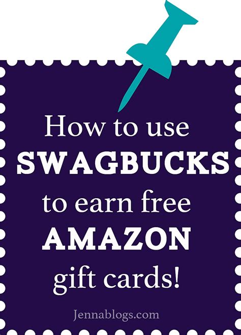 Once you complete your order, any remaining gift card balance. Jenna Blogs: How to use Swagbucks to earn FREE Amazon gift cards