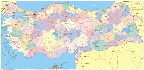 Turkiye Haritasi 1 Yerbilgisi