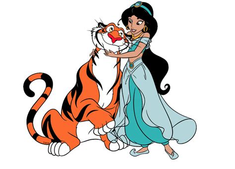 Princess Jasmine And Rajah The Tiger Jazmin
